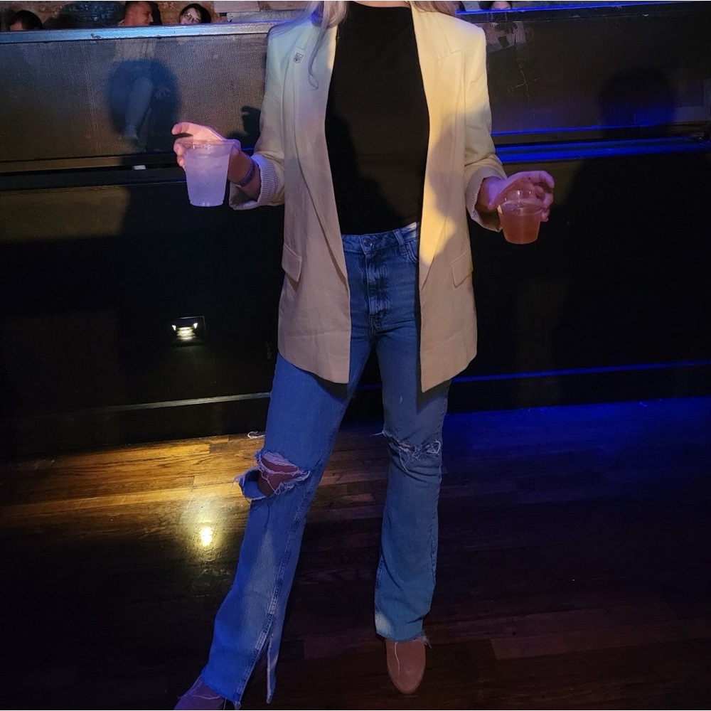 Zara ripped jeans